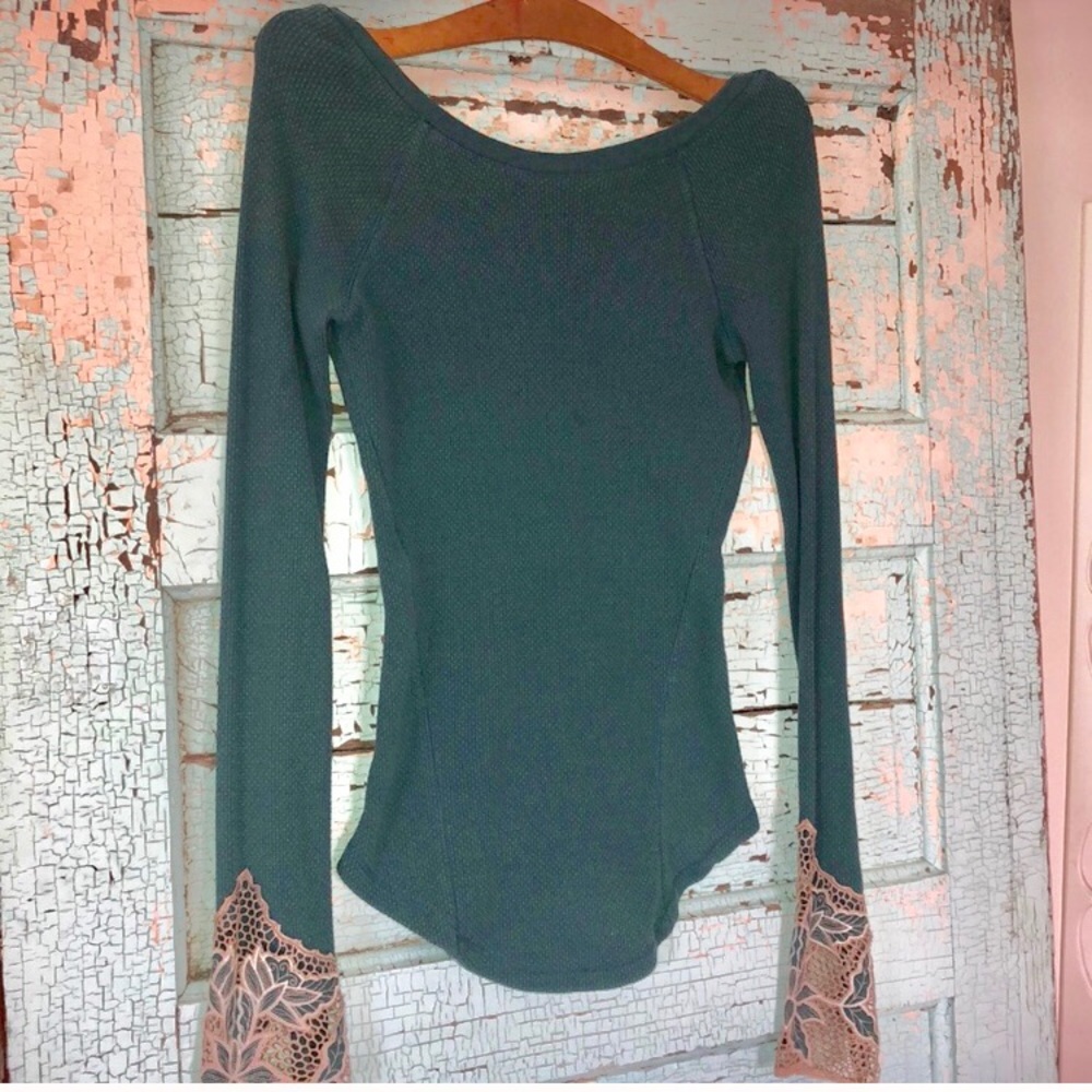 Free People Long Sleeve Henley S